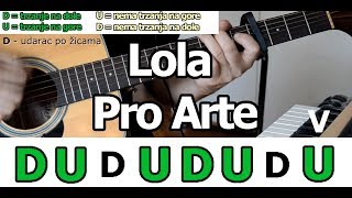 Lola  Pro Arte  guitar cover  Strum Pattern No2 [upl. by Hoffmann217]