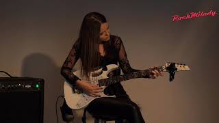 Bach  full tapping guitar cover by RockMilady toccata and fugue [upl. by Yelsew820]