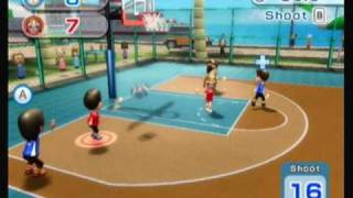 Wii Sports Resort Pickup Game Basketball [upl. by Jo-Ann995]