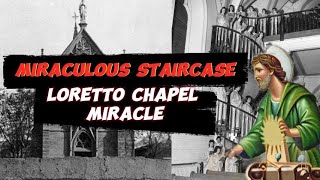 Miraculous Staircase of Loretto Chapel miraculous saints [upl. by Euqinomad]