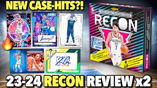 HUGE IMPROVEMENTS NEW CASE HIT PULL 😮🔥 202324 Panini Recon Basketball FOTL Hobby Box Review x2 [upl. by Leonanie]