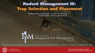 Rodent Management III Trap Selection and Placement [upl. by Eyeleen429]