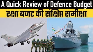 A Quick Review of Defence Budget [upl. by Yttam]