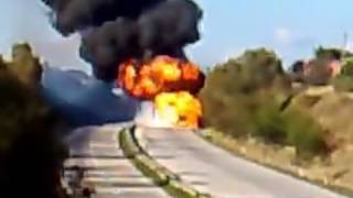 Bleve explosion video  Aigio Greece [upl. by Ennael]