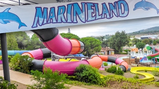 Water Slides  Atracciones Marineland Catalunya GoPro POV [upl. by Etnud]