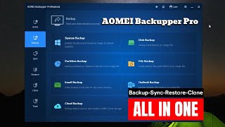 AOMEI Backupper Pro Software All in One untuk Pencadangan Pemulihan Kloning dan Sinkronisasi [upl. by Wyndham471]