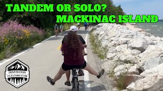 Tandem or Solo Our Ultimate Mackinac Island Bike Ride Experience 🌟 [upl. by Comptom353]