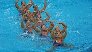 Synchronised Swimming Team Tech Gold  Singapore [upl. by Miquela390]