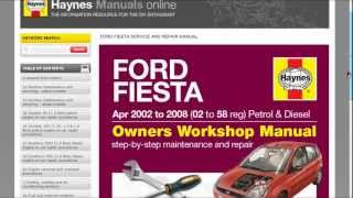 Haynes Manuals Online tutorialmp4 [upl. by Silra201]