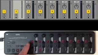 nativeKONTROL Arsenal Control Surface Scripts Korg nanoKONTROL2 NK2 [upl. by Luise]