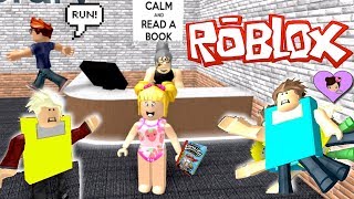 Goldie Escapes the Roblox Library Obby  Titi Games [upl. by Norabel]