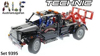 Lego Technic 9395 PickUp Tow Truck  Lego Speed Build [upl. by Hurst]