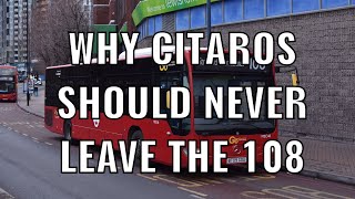 22 minutes of pure Citaro kickdown and thrash MEC46 BT09GOU  Route 108 [upl. by Stalder370]