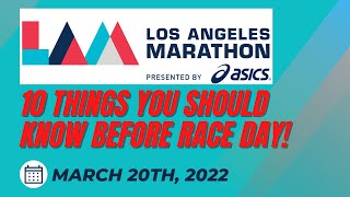 2022 Los Angeles Marathon 10 things to know [upl. by Edee]