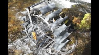 Petit moulin à eau avec génération délectricité [upl. by Dduj]