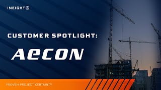 InEight Customer Spotlight Aecon [upl. by Lena]