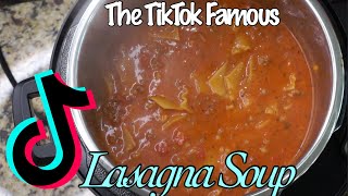 The TikTok Famous Lasagna Soup  Instant Pot Lasagna  Recipes for Instant Pot [upl. by Mcwilliams]