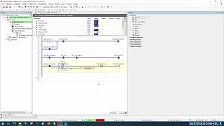 Tutorial di programmazione PLC ABB avviamento stella triangolo in ladder [upl. by Essila]