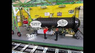 MECCANO MEN BUILD HUDSON LOCOMOTIVE 464 MECCANO SPINMASTERGLOBAL SPINMASTERUK [upl. by Perle]