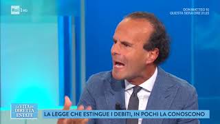 La legge che estingue i debiti ma che in pochi la conoscono  La vita in diretta estate 28062018 [upl. by Ylicec80]