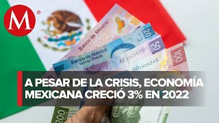 Economía de México creció 3 en 2022 y se recupera de caída por covid reporta Inegi [upl. by Ahsoym]