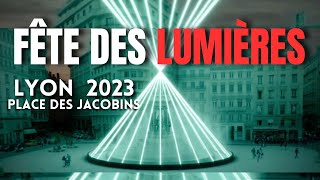 Fête des Lumières Lyon 2023  Place des Jacobins [upl. by Merline]