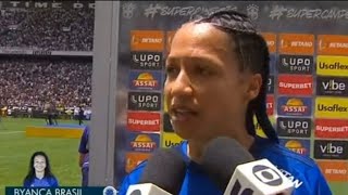 CORINTHIANS 1 X 0 CRUZEIRO  ENTREVISTA BYANCA BRASIL FINAL DA SUPERCOPA FEMININAquot [upl. by Tuchman]