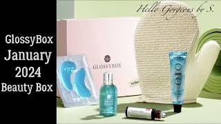 Spoilers GlossyBox Beauty Box January 2024 FullReveal [upl. by Nitnilc]