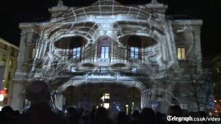 Amazing 3D projection mapped on building [upl. by Shirley700]