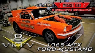 Gas Ronda 1965 AFX Mustang 427 SOHC at 2015 Muscle Car and Corvette Nationals Video V8TV [upl. by Chivers351]