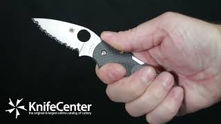 Spyderco Chaparral Lightweight Lock Back Folding Knife [upl. by Flavian]