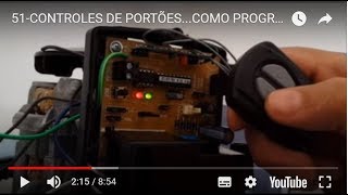 COMO CODIFICAR CONTROLES REMOTOS DE PORTÕES [upl. by Eila]