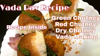 Vada pav Recipe  How to Make Mumbai Style Vada Paw  Indian street food Vada Paw Batata Vada [upl. by Suoivart]