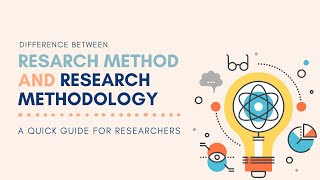 Difference Between Research Method and Research Methodology  How to Use Them Correctly [upl. by Adai317]