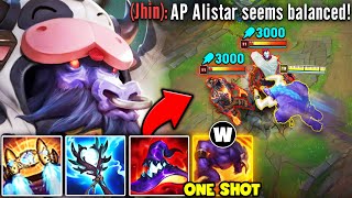 Alistar but I build full AP and kill you with ONE combo THIS IS LITERAL ABUSE [upl. by Abeu]