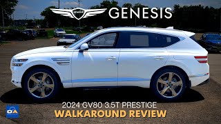 2024 Genesis GV80  BEST Value Luxury Midsize SUV  GV80 35T Prestige Exterior amp Interior Review [upl. by Lipcombe482]