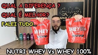 NUTRI WHEY Vs WHEY 100 INTEGRALMEDICA  QUAL É O MELHOR [upl. by Ennyrb]