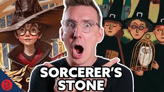 Reacting to EVERY Harry Potter Book Cover  Sorcerer’s Stone [upl. by Noremmac]