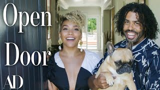 Inside quotHamiltonquot Stars Daveed Diggs amp Emmy RaverLampmans LA Home  Open Door [upl. by Cosme]