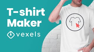 How to Create Custom Tshirt Designs without Software  Vexels Tshirt Maker for Merch [upl. by Eronaele]