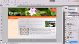 Tips for Web Design Slicing in Adobe Photoshop [upl. by Atsev]