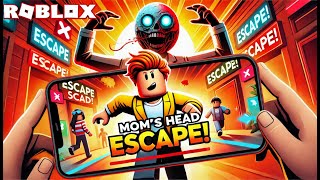 ROBLOX Escape Room Challenge with my Mom Turn down the volume lots of screaming [upl. by Enelloc]