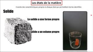 comprendre les trois états de la matière [upl. by Lunna]