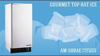 Hoshizaki AM50BAE Undercounter Top Hat Ice Maker [upl. by Hsemar542]