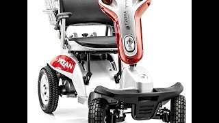 Tzora Titan Hummer XL Folding 4wheel Electric Scooter at TopMobilitycom [upl. by Mairem]