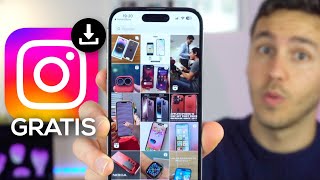 Cómo descargar FOTOS VÍDEOS y Reels de Instagram sin apps ⚡️ [upl. by Kessiah]