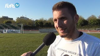 Sven Däggelmann  FC Alem Eggenstein  zum Spiel vs VfB Knielingen FuPatvInterview 552016 [upl. by Dlaregztif]