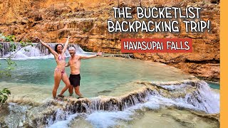 HIKING HAVASUPAI FALLS 💦 ARIZONAS BEST WATERFALLS PART 2 [upl. by Tallie]