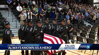 Algona Iowa mourns slain police officer Kevin Cram [upl. by Otnicaj]