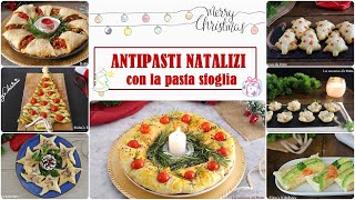 ANTIPASTI NATALIZI CON LA PASTA SFOGLIA La cucina di Rita [upl. by Akinahs]